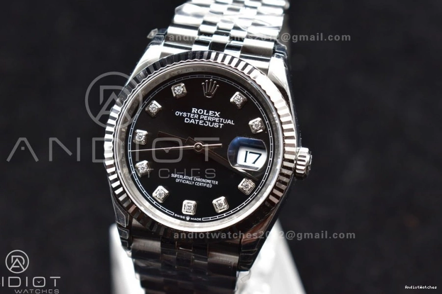 Edition Steel TechFriendly DateJust SS Black Jubilee VS 410 Dial VSF 904L 36 1:1 Bracelet 126234 Best Diamond On 1110